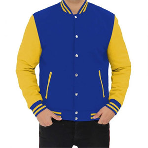 เสื้อแจ็กเก็ตเบสบอลวิทยาลัยคอวีลายหนังวัวแบบมีกระดุมแถวเดียวสำหรับฤดูหนาวเสื้อบอมเบอร์ไซส์ใหญ่พิเศษระบายอากาศได้สำหรับมหาวิทยาลัย - Product Image 1