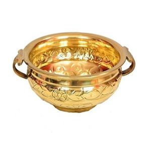 Urli de Latón Color Dorado de Diseño Fantástico, Calidad Exclusiva, Forma Redonda, Tamaño Personalizado, Urli para Cualquier Ocasión - Product Image 5