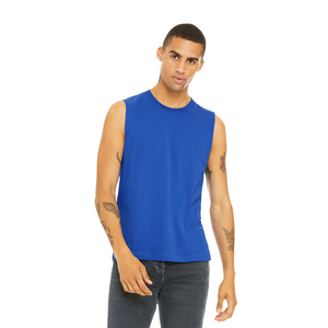 Débardeur en toile bleu royal unisexe - Product Image 1