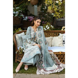 Ensemble de costumes pour femmes Elaf Premium Luxury Lawn Edition 25-ELM-3B SAMAA-TC-1277 - Product Image 5