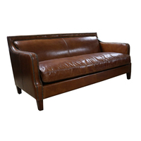 Leder-Design Hochwertiges Schaumstoffgefülltes 3-Sitzer Ausziehbares Konvertierbares Sofa-Set Metallbeine Wohnzimmer Esszimmer Werkstatt