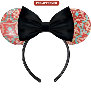 Custom Factory Order Headband with Dazzling Design Made-to-Order Concept <b>Mouse</b> Ears Hair Accessory - Product Image 1