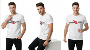 Camisetas Casuales POWER PUNCH para Hombre, 100% Algodón Jersey, Cuello Redondo, Manga Corta, Secado Rápido, Anti-Pilling, Logotipo Personalizado, Personalizable - Product Image 2