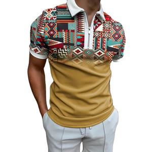Polo de algodón bordado 100% para hombre, Polo de manga corta para hombre, nueva ropa informal para hombre, Polo de verano - Product Image 1