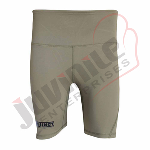 กางเกงขาสั้นรัดรูปเอวสูงแบบสั้นเอวยางยืดกันแบคทีเรียแห้งเร็วระบายอากาศได้ดีสำหรับยิมฟิตเนสยิม - Product Image 5