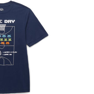 Camiseta de Manga Corta con Cuello Alto de Algodón Premium, Costuras Duraderas, Tacto Suave, Colores Vibrantes, Corte Vintage, Tela de Algodón - Product Image 2