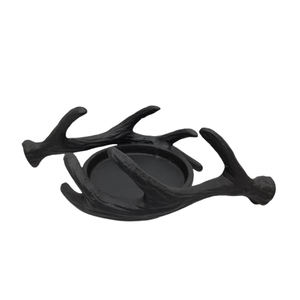 Portavelas de Metal para decoración de boda con sombra, portavelas de diseño de lujo de Color antiguo dorado - Product Image 2