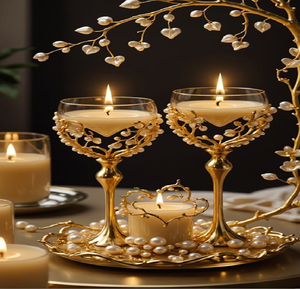 Porte-papillons élégants en argent avec des accents de cristal. Décoration époustouflante. Disponible aux prix de gros. - Product Image 2