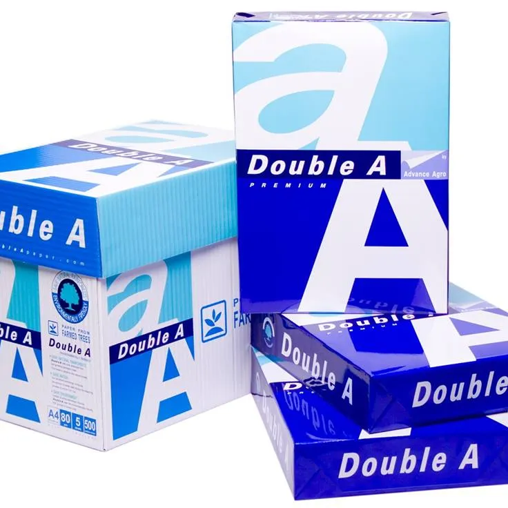 manufacturers wholesale Wood Pulp Printing Paper white A4 size 500 sheets double A 70 80 gsm