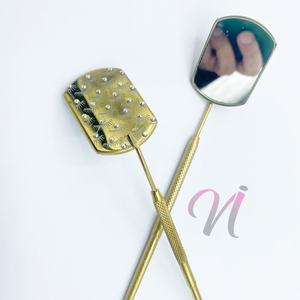 Espejos de pestañas personalizados de alta calidad, varios tipos, espejo de pestañas hecho a mano, chapado en oro con Espejos de maquillaje de belleza personalizados - Product Image 5