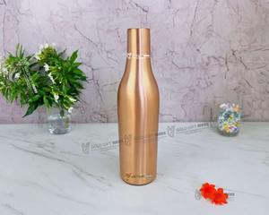 ขวดน้ำทองแดงคอมโบขวดภาชนะทองแดงที่มีคุณภาพสูงปราศจากสาร BPA ขวดน้ำทองแดงบริสุทธิ์กว้างปราศจากสาร BPA - Product Image 2