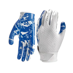 100% Gants de football américain de haute qualité Concevez votre propre logo Gants de football américain imprimés en silicone personnalisés - Product Image 5