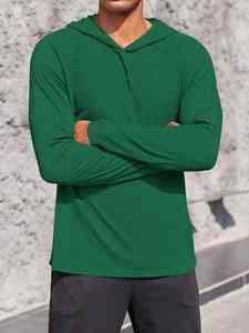 Sudaderas con Capucha de Invierno para Hombre, Profesionales, Casuales, para Deportes al Aire Libre, Fitness, Running, Entrenamiento, 100% Poliéster, Personalizables - Product Image 5