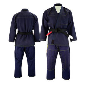 Ensembles de kimonos de Jiu-Jitsu unisexes, Gi d'entraînement renforcé, 100% coton respirant et léger, 420g, coutures Tatami, teinture de vêtement sur le devant - Product Image 4