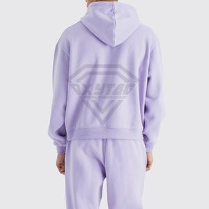 ชุดวอร์มแนวสตรีทสำหรับผู้ชายชุดวอร์มทรงหลวมพิมพ์ลายพัฟฟ์หนาอบอุ่นสำหรับฤดูหนาว - Product Image 4