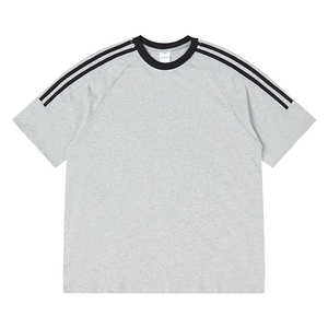 Camiseta transpirable de manga corta para hombre, Camiseta deportiva de algodón pesado, camiseta de Jersey de tela transpirable - Product Image 2