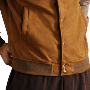 แจ็คเก็ตวาร์ซิตี้คุณภาพสูงแบบยูนิเซ็กส์ แขนเสื้อตัดสีสไตล์เบสบอล กันน้ำ กันลม ระบายอากาศได้ดี เหมาะสำหรับฤดูหนาว มีโลโก้ด้านหน้า - Product Image 5