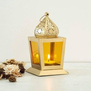 Exportador de confianza de linterna decorativa de hierro de alta calidad de diseño único con mango disponible al precio más bajo - Product Image 2