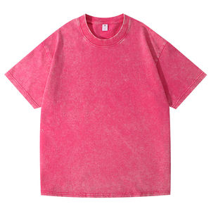 Camisetas Básicas de Estilo Urbano, Camisetas Extra Grandes de Algodón Grueso, Camisetas Lisas al por Mayor - Product Image 5