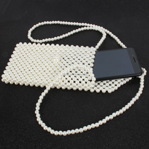 DST Inspiration triangolo Cover rosso <span class=keywords><strong>viola</strong></span> bianco perla busta <span class=keywords><strong>borsa</strong></span> a tracolla per telefono <span class=keywords><strong>borsa</strong></span> da <span class=keywords><strong>donna</strong></span> fatta a mano alla moda - Product Image 5