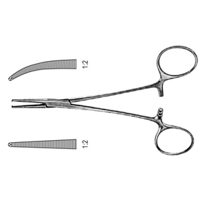 Meilleure vente pince à artère 12.5cm droite et incurvée pince à artère en acier inoxydable de haute qualité Instrument chirurgical - Product Image 4