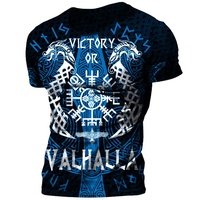 Camisetas de Manga Corta para Hombre, Transpirables, Personalizables, con Estampado de Calavera 3D Vintage, Estilo Hip Hop, Cuello Redondo, Talla Grande, Gran Venta de Verano