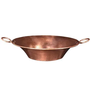 Premim Quality <b>Copper</b> Wash Basin High Selling <b>Copper</b> Basin Elegant for Hotel Villas Resort Bathroom Usage in Wholesale Price - Product Image 2