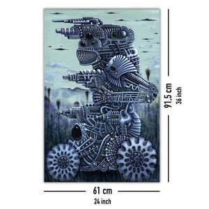 Digital Printed War Machine <b>Poster</b> on Vinyl Flag Banners Material - Product Image 5