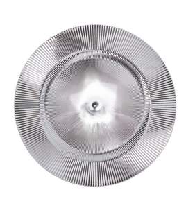 Plaque de chargeur en métal de décoration de mariage de banquet élégant de qualité supérieure pour une table à manger élégante avec une célébration de fête de luxe - Product Image 1