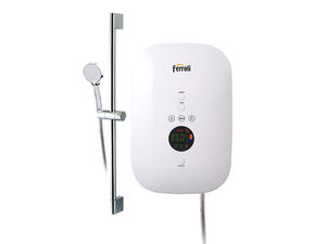 Ferroli DIVO White Waterproof Instant Electric <b>Tankless</b> <b>Water</b> <b>Heater</b> Wall Mounted Bath Shower New Household Appliance Vietnam - Product Image 5