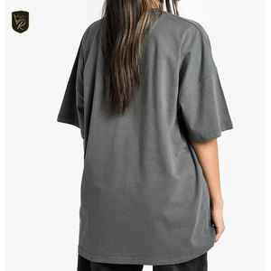 T-shirts amples élégants pour femmes en coton tricoté doux, coupe classique, manches courtes, col décontracté, pour l'été et le quotidien, respirants - Product Image 3