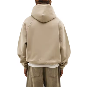 Custom Design 400gsm Heavy Hip Hop Oversized <b>Hoodie</b> Blank <b>Men</b> Cotton 100% <b>Hoodie</b> Heavy <b>Thick</b> Heavyweight <b>Hoodie</b> - Product Image 6