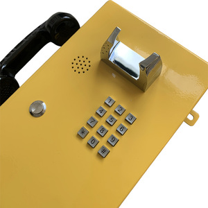 Téléphone mural d'urgence jaune <span class=keywords><strong>IP</strong></span>/analogue filaire pour les gares et les aéroports - Product Image 3