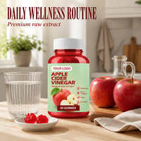 Gummies ACV en vrac, véganes, sans OGM, approvisionnement OEM, 60 unités