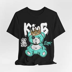 T-shirt con Etichetta Personalizzata Stampa Serigrafica Stile Streetwear - Product Image 3