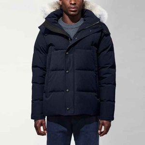 Chaqueta de plumón de pato para hombre, abrigo grueso con capucha para nieve de esquí cálido de invierno, chaqueta acolchada Parka - Product Image 5