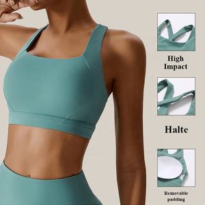 Fabricants de vêtements de sport personnalisés pour femmes, vêtements de sport à séchage rapide, ensemble de yoga taille haute, 2 pièces - Product Image 5