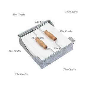 Servilletero de diseño extremadamente bueno en soporte de papel tisú galvanizado para uso en fiestas de bodas y eventos - Product Image 1