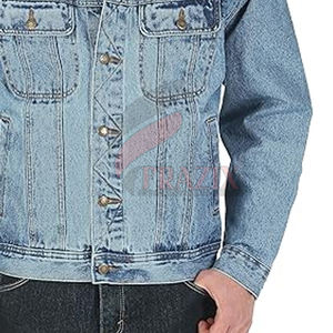 Marque distributeur Veste jeans respirante pour homme Utilisation en extérieur Vestes jeans confortables au meilleur prix - Product Image 4