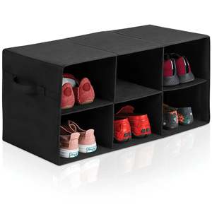 Organizzatore per Scarpe dal Design Moderno in Plastica PP e Tessuto per Uso Domestico, Bagno, Porta e Armadio, Scatola Portascarpe - Product Image 1