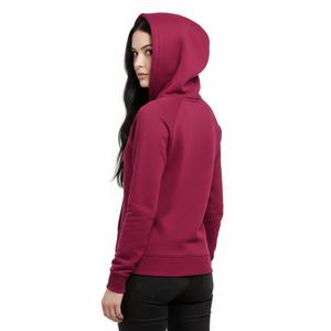 Heavyweight Merlot Hoodie <b>Women</b> Streetwear Deep Burgundy <b>Pullover</b> High Quality Cotton Fleece Oversized Hooded Sweatshirt hoodies - Product Image 2
