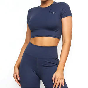 New <b>Ladies</b> Retro Crop <b>Top</b> Customized High Waist Slimming Stretch Slim <b>Top</b> Wholesale Fashionable Shirt Female <b>Tank</b> <b>Top</b> - Product Image 6