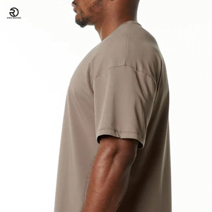 94% coton 6% Spandex Signature Performance ajusté coupe raglan manches courtes col rond T-shirt à épaules tombantes pour hommes - Product Image 6