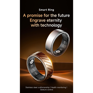 Anillo Inteligente de Acero Inoxidable con Monitorización de Salud, Control por Aplicación, Resistente al Agua IP68, Monitor de Actividad Física, Frecuencia Cardíaca y Sueño - Product Image 2
