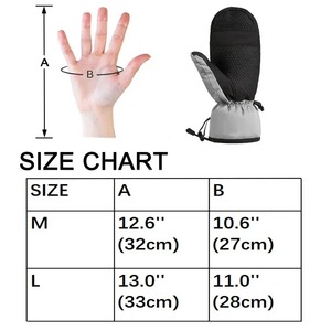 ถุงมือให้ความอบอุ่นในฤดูหนาวกันลมกันน้ำสำหรับถุงมือสกี - Product Image 6