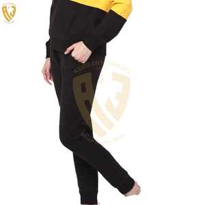 Pakistan fabricant survêtement pour femmes nouvelle dernière conception femmes survêtement 100% coton couleur unie femmes survêtement - Product Image 6
