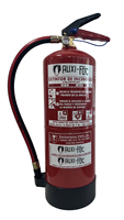 Extincteur portable AUXI-FOC, extincteur à poudre ABC de 6 kg, cylindre en acier inoxydable, Espagne |   Soupape de surpression intégrée |