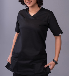 Mono Quirúrgico Personalizado con Logotipo, Cuello en V, Elástico en 4 Direcciones, para Hospital, Uniforme de Enfermería para Hombres y Mujeres, Poliéster y Spandex, Verano - Product Image 1