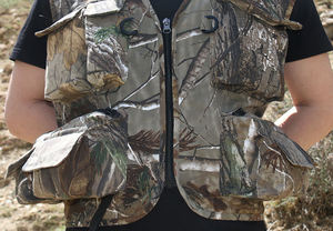 เสื้อกั๊กตกปลาลายพรางสำหรับผู้ใหญ่ ลายสัตว์ทะเล มีหลายช่องใส่ของ สำหรับดำน้ำตื้น ป้องกันลม ระบายอากาศได้ดี กันน้ำ - Product Image 6