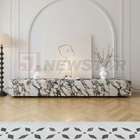 Mobilier salon décoration moderne table console marbre table tv luxe table tv moderne